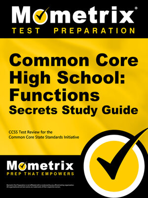 cover image of Common Core High School: Functions Secrets Study Guide